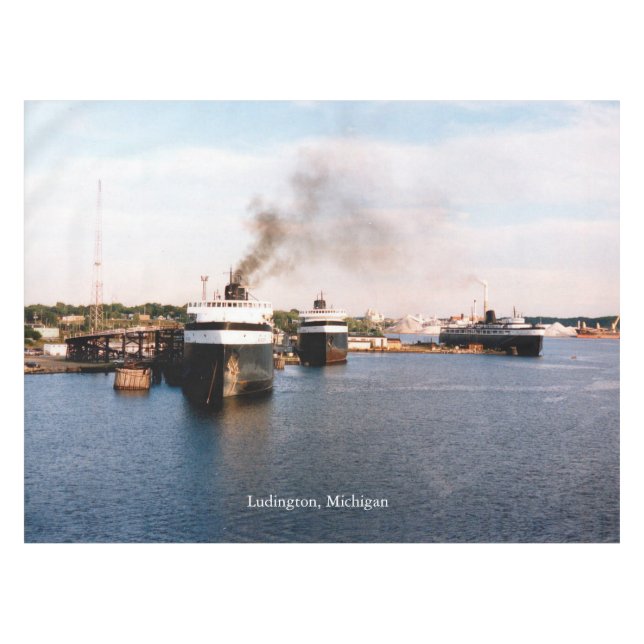 Mantel Mancha de Ludington Ferries (Frente (Horizontal))