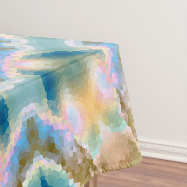 Mantel Mandala amarilla turquesa (In Situ)