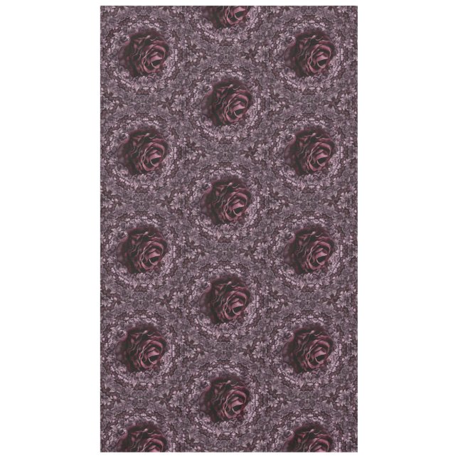 Mantel Mandala de rosa  (Anverso)