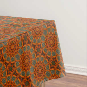 Mantel Mandala del naranja del Daylily