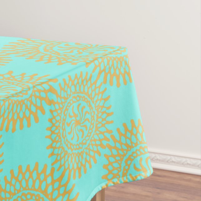 Mantel Mandala doré (In Situ)