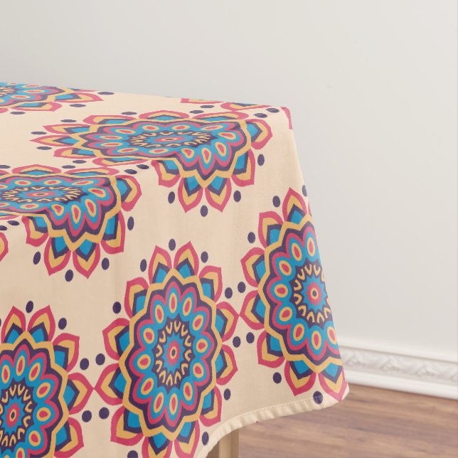 Mantel Mandalá Hexcolor Vibrante (In Situ)