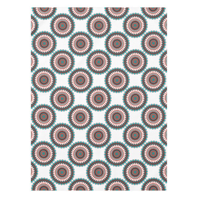 Mantel Mandala nativa norteamericana (Anverso)