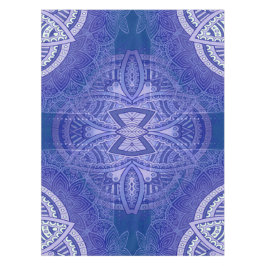 Mantel Mandalas en patrones de repetición azul holandeses