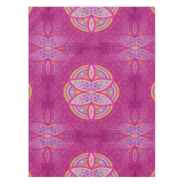 Mantel Mandalas en patrones de repetición rosa mixtos