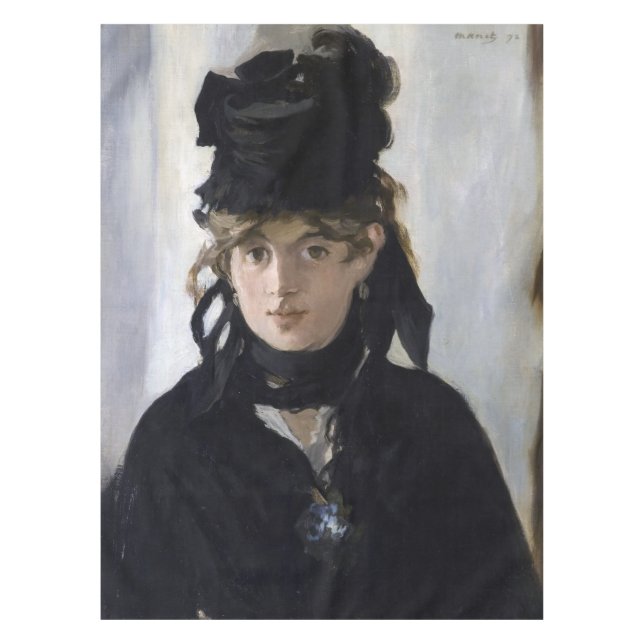 Mantel Manet - Berthe Morisot con un ramo de violetas (Anverso)