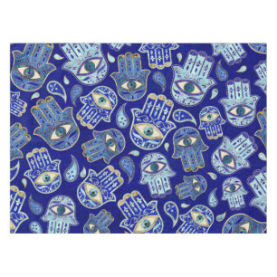 Mantel Mano de Hamsa - Mano del patrón de Fátima Minera