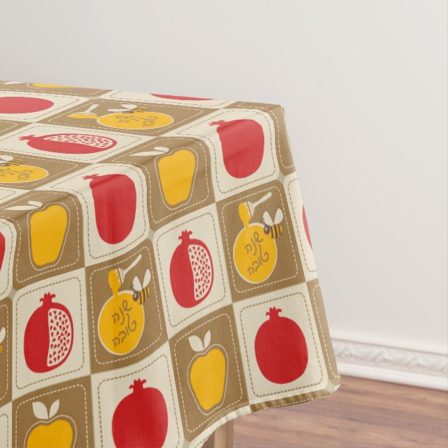 Mantel Manta de algodón Rosh Hashanah (In Situ)