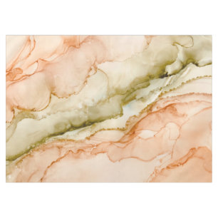 Mantel Manta de mesa de coral verde pastel divertida