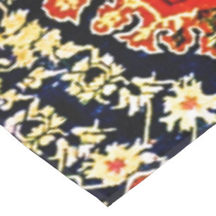 Mantel Manta oriental en blue&orange