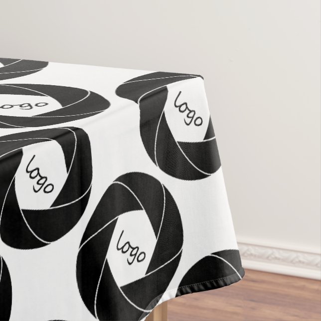 Mantel Manta para mesa de feria comercial Logo Blanco (In Situ)
