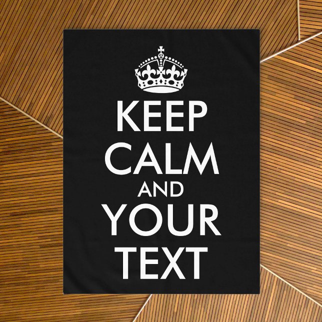 Mantel Mantener la calma y continuar - Crear el propio (Subido por el creador)