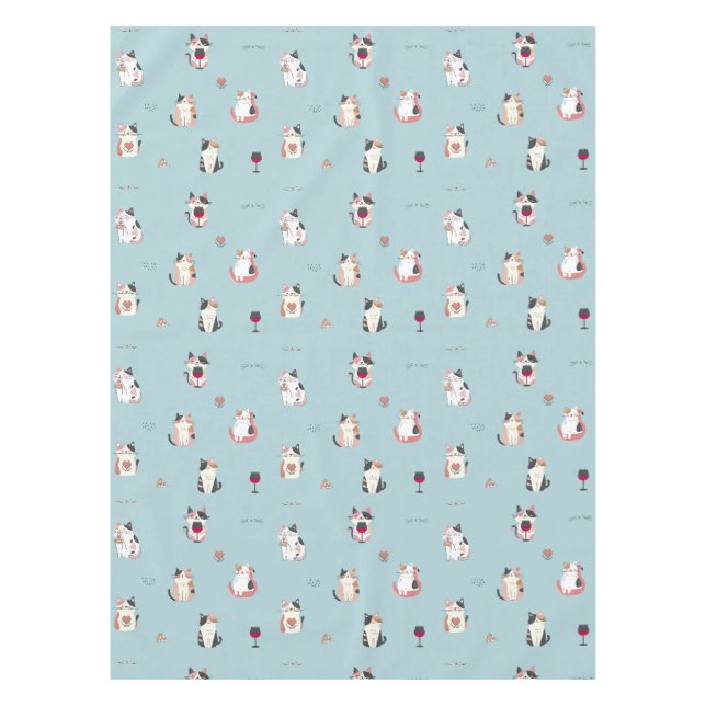 Mantel Mantequilla de gato y vino (Anverso)