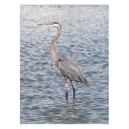 Mantel manto de agua Blue Heron
