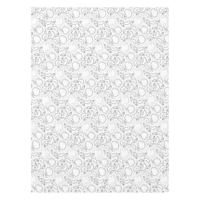 Mantel manzanas gráficas. (Anverso)