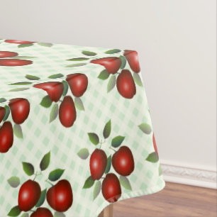 Mantel Manzanas Rojas Fruit Gingham