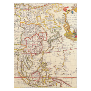 Mantel Mapa antiguo inspirado (6)