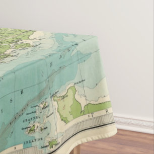 Mantel Mapa bathyorographical de las islas británicas