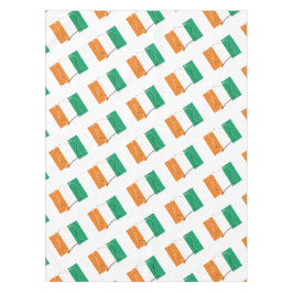 Mantel MAPA DE BANDERA DE COSTA DE MARFIL Elegante patrió