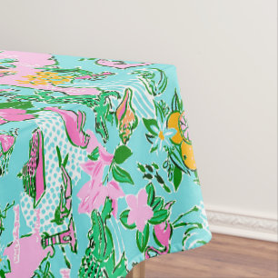 Mantel Mapa de Florida Preppy Estampado de Palm Beach