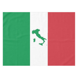 Mantel Mapa de Italia - bandera italiana