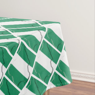 Mantel Mapa de la bandera de NIGERIA Diseño Geométrico Pa