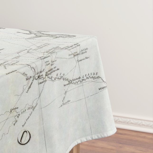 Mantel Mapa de Tejas y parte de New México (In Situ)