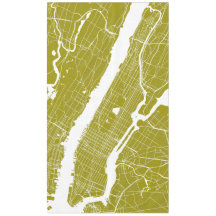 Mapa moderno de Nueva York