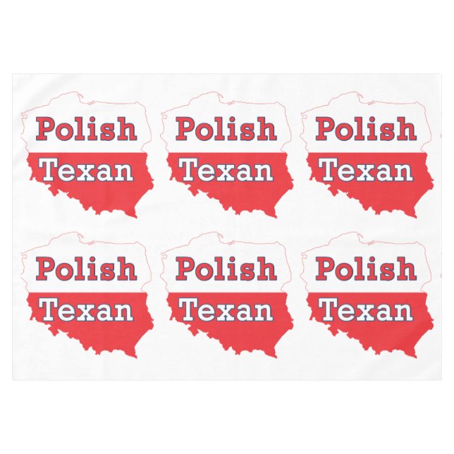 Mantel Mapa polaco texana (Frente (Horizontal))