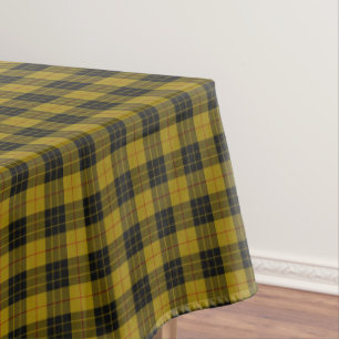Mantel Maquillaje tartán amarillo chapa