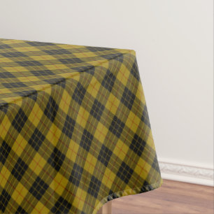 Mantel Maquillaje tartán amarillo chapa