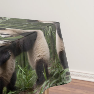 Mantel Maravillas caprichosas: Los bebés pandas juegan en