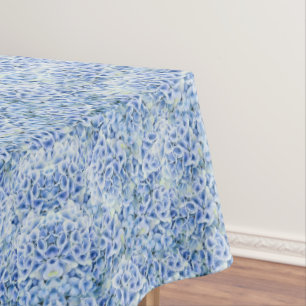 Mantel Maravillosas hortensias azules - patrón floral