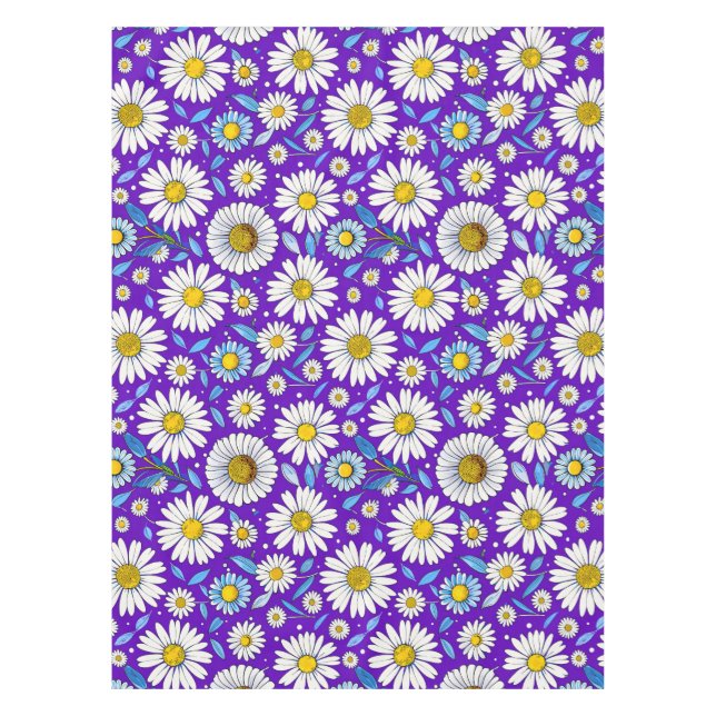 Mantel Margaritas y Hojas (Anverso)