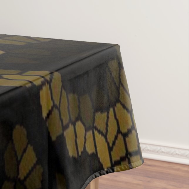 Mantel Mariposa de vidrio manchado de oliva (In Situ)