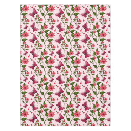 Mantel Mariposa Floral Bloom de Medianoche 