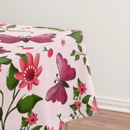 Mantel Mariposa Floral Bloom de Medianoche 