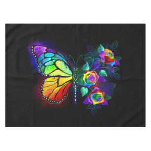 Mantel Mariposa florida arcoiris