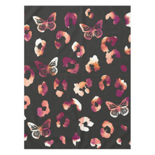 Mantel Mariposa Leopardo Tablón Negro