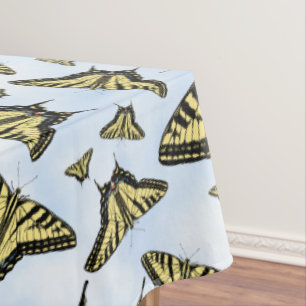 Mantel Mariposas de cola de cereal amarilla cielo azul gr