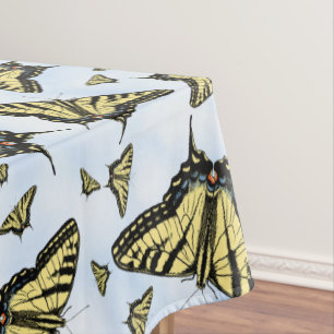 Mantel Mariposas de cola de cereal amarilla cielo azul pe