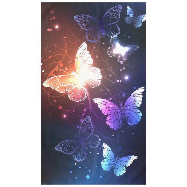 Mantel Mariposas nocturnas brillantes (Anverso)