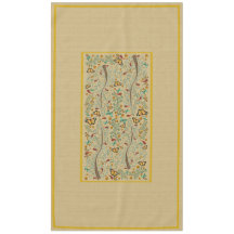 Mariposas nouveau y árboles Naranjas de 60" x 104"