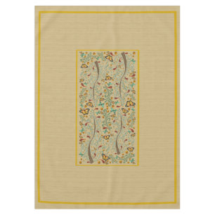 Mantel Mariposas y árboles Naranjas de 60" x 84"