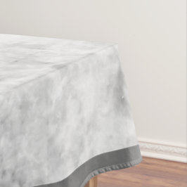 Mantel Mármol blanco y gris simple |