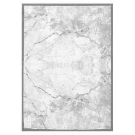 Mantel Mármol blanco y gris simple | Medio