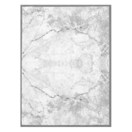 Mantel Mármol blanco y gris simple | Pequeña