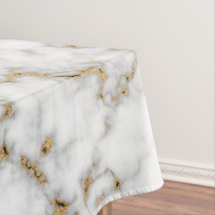 Mantel Mármol de imitación gris y dorada