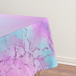 Mantel Mármol de moda   Glitzy Glam Violet Purple Blue Om