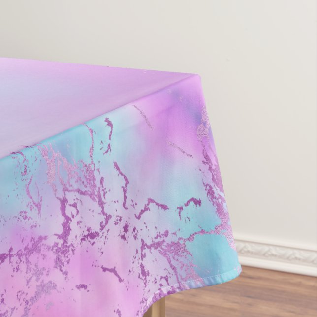 Mantel Mármol de moda | Glitzy Glam Violet Purple Blue Om (In Situ)